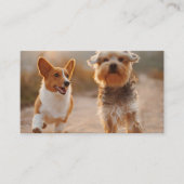 Tierpopulation Influenzavolles Foto QR Code Schwar Visitenkarte (Vorderseite)