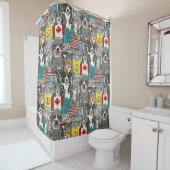 Tierprotest Duschvorhang (Beispiel)