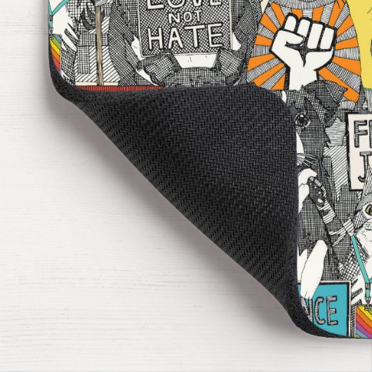 Tierprotest Mousepad (Ecke)