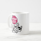 Tierquälerei stoppen kaffeetasse (Vorderseite Links)