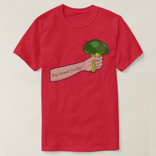 Tierquälerei stoppen T-Shirt (Design vorne)