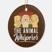 Tierquisperer Tierarzt Keramik Ornament (Links)