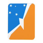 Tierra del Fuego argentinische Provinz Magnet (Vertikal)
