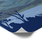 Tierra Del Fuego Nationalpark Argentinien Vintag Poster (Ecke)