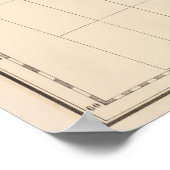 Tierra del Fuego Poster (Ecke)