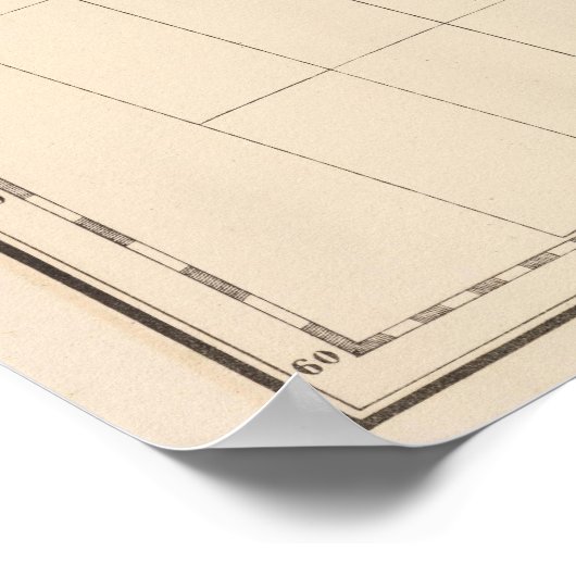 Tierra del Fuego Poster (Ecke)