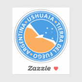 Tierra del Fuego Ushuaia Aufkleber (Blatt)