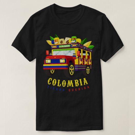 Tierra Querida Chiva Colombiana T-Shirt (Design vorne)