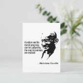 Tierrechte Postkarte (Stehend Vorderseite)