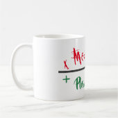 Tierrechte Tasse "Meats Feel Pflanze Heel" (Links)