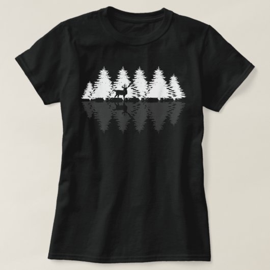 Tierreflex im Freien T-Shirt (Design vorne)