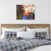 Tierreich 1 leinwanddruck (Insitu (Schlafzimmer))