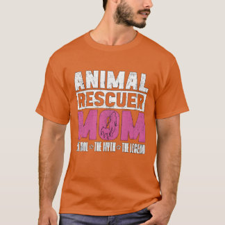 Tierretter-Momhe-Idolhe-Mythhe-Retterfamilie T-Shirt