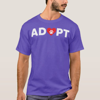 Tierrettung Adoption lustig T-Shirt