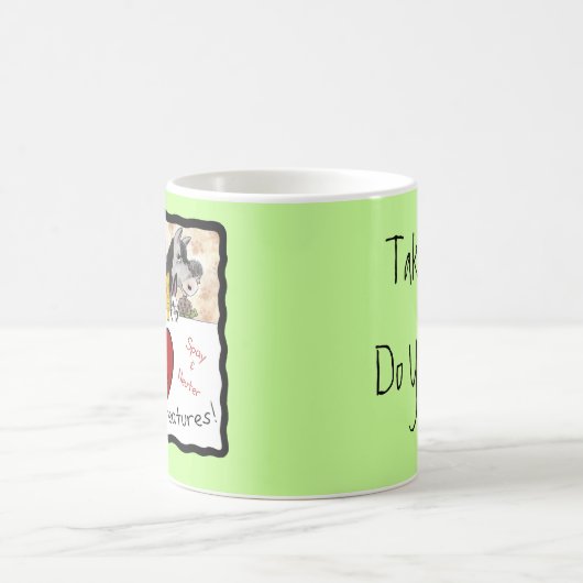 Tierrettung-I-Liebe Alle Gottheiten Kaffeetasse (Mittel)