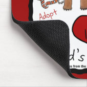 Tierrettung-I-Liebe Alle Gottheiten Mousepad (Ecke)