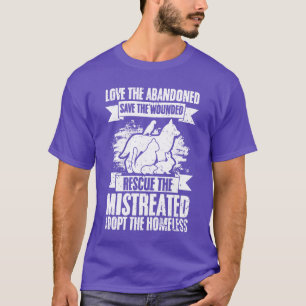 Tierrettung Inspirierend Für Tierliebhaber T-Shirt