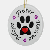 Tierrettung Keramikornament (Links)