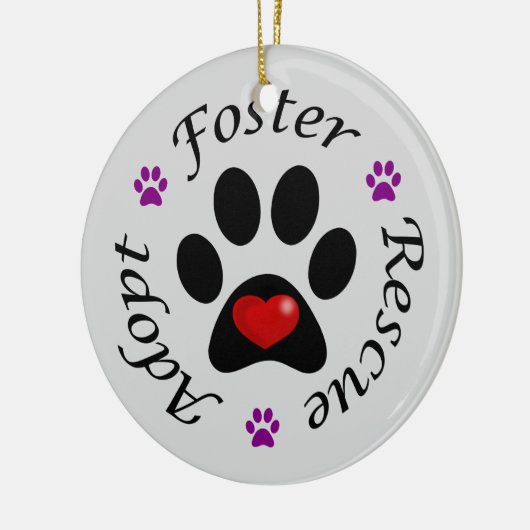 Tierrettung Keramikornament (Links)