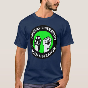 Tierrettung Menschenbefreiung Retro T-Shirt