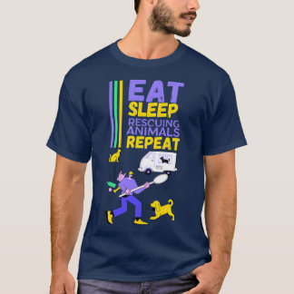 Tierrettung Retten von Tieren Tierschutzarbeit T-Shirt