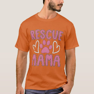Tierrettung Rettung Mama Adoption Tierretter T-Shirt