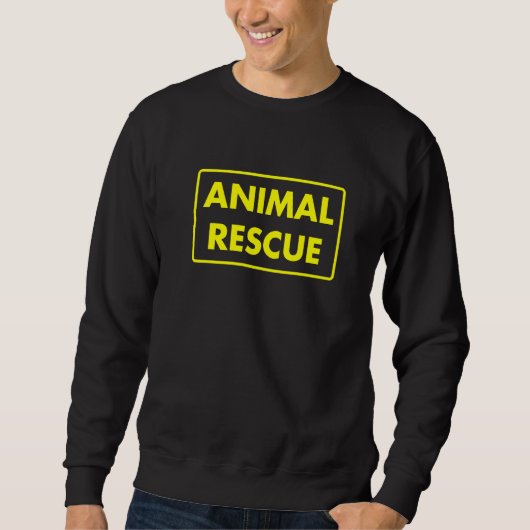 Tierrettung Sweatshirt (Vorderseite)