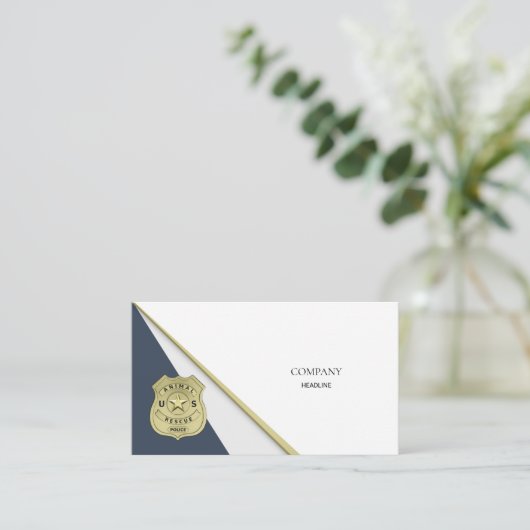 Tierrettung Visitenkarte (Stehend Vorderseite)