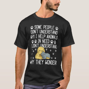 Tierrettung zur Unterstützung von Hunden Katzen Ad T-Shirt