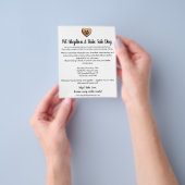 Tierrettungs-Bäckerverkaufs-Fundraiser Flyer (Gruppe)