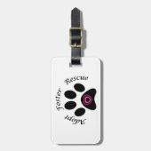 Tierrettungs-Gepäckanhänger Gepäckanhänger (Vorderseite vertikal)