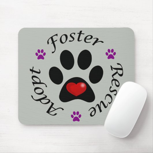 Tierrettungs-Mausunterlage Mousepad (Mit Mouse)