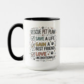Tierrettungsplan-Checkliste und Logo Tasse (Links)