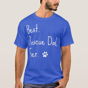 Tierrettungsquote Katze Hund Bester Vater je T-Shirt