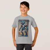 Tierroboter -Katzen-Hunde-Schlangen-Löwenschwarzer T-Shirt (Vorne ganz)