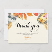 Tierrustikal Danke Karte (Vorderseite)