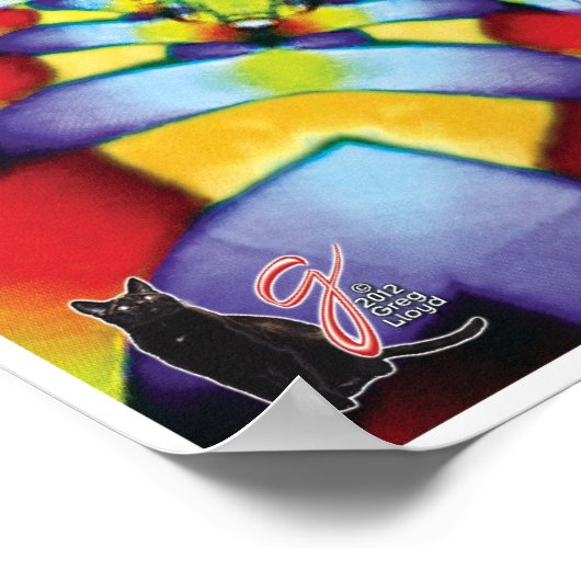 Tiers Kaleidoskop Poster (Ecke)