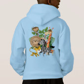 Tiersafari Hoodie (Rückseite)