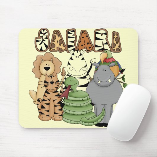 Tiersafari Mousepad (Mit Mouse)