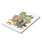 Tiersafari Notizblock (Rotiert)