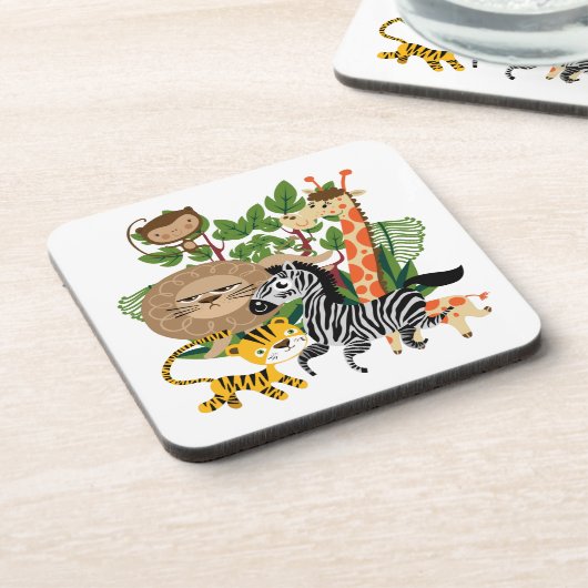 Tiersafari Untersetzer (Linke Seite)