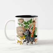 Tiersafari Zweifarbige Tasse (Links)