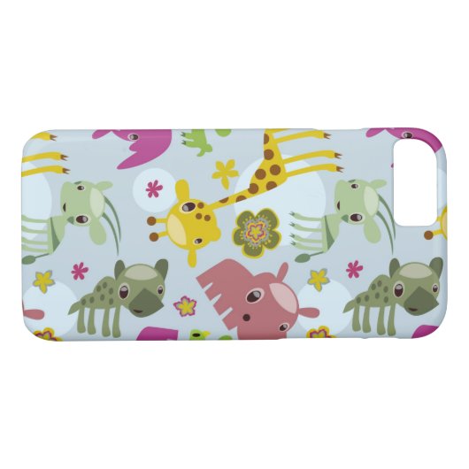 Tiersafarimuster Case-Mate iPhone Hülle (Rückseite (Horizontal))