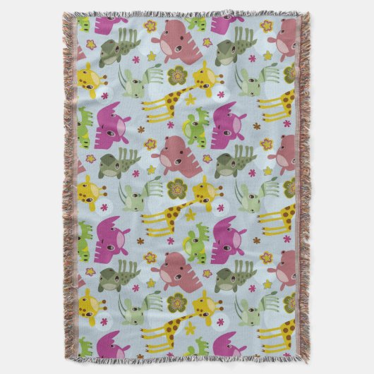 Tiersafarimuster Decke (Vorderseite Vertikal)