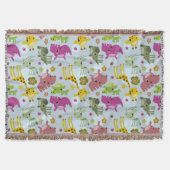 Tiersafarimuster Decke (Vorderseite)