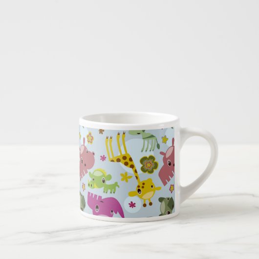 Tiersafarimuster Espressotasse (Rechts)