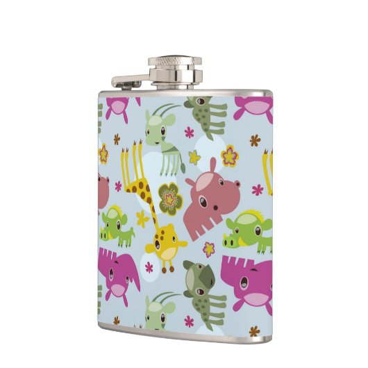 Tiersafarimuster Flachmann (Links)