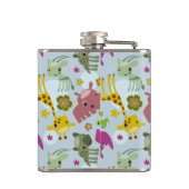 Tiersafarimuster Flachmann (Rückseite)