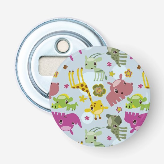 Tiersafarimuster Flaschenöffner (Vorderseite)