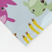 Tiersafarimuster Fleecedecke (Ecke)